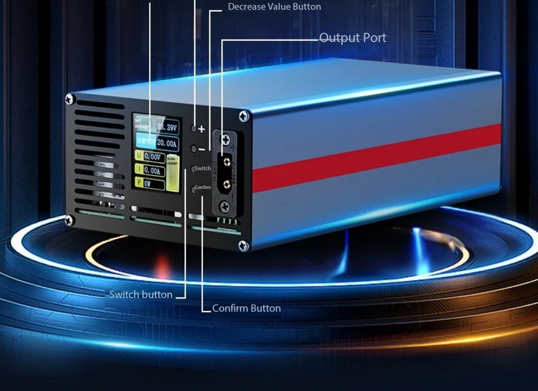 Smart Adjustable Voltage Lithi - 72V 15A Fast Charger 评论和价格