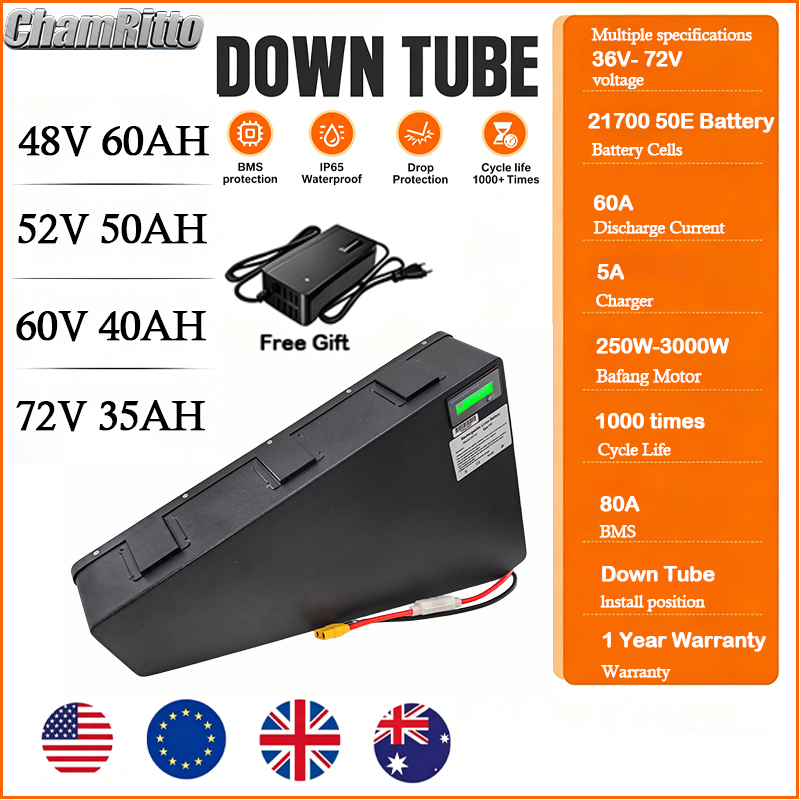 Electric Bicycle 60v 72v 3000w - 72V 50Ah 21700 Lithium Battery 评论和价格