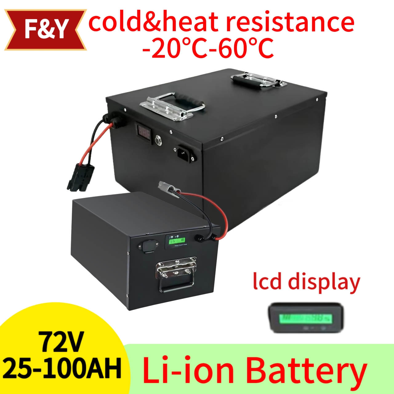 F&Y72V 25Ah 35Ah 45Ah 65Ah 80A - 72V 40Ah Lifepo4 Battery Pack 评论和价格